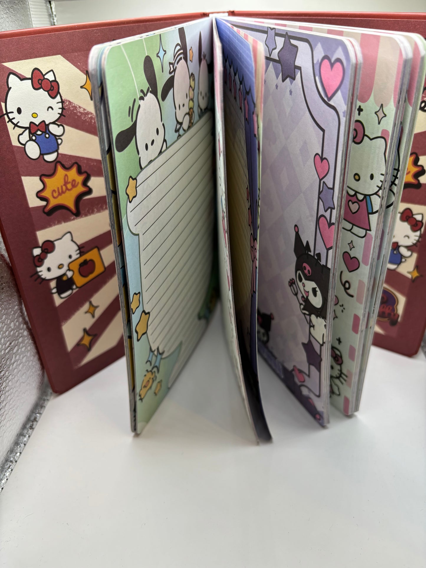 Hardback Hello Kitty Notebook Red