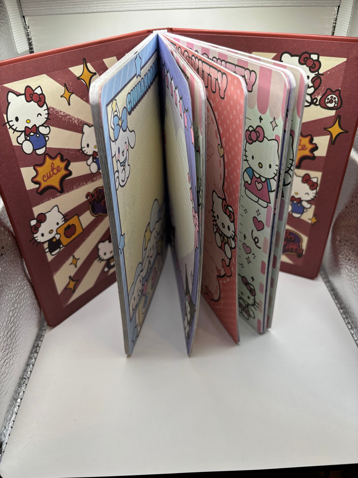 Hardback Hello Kitty Notebook Red