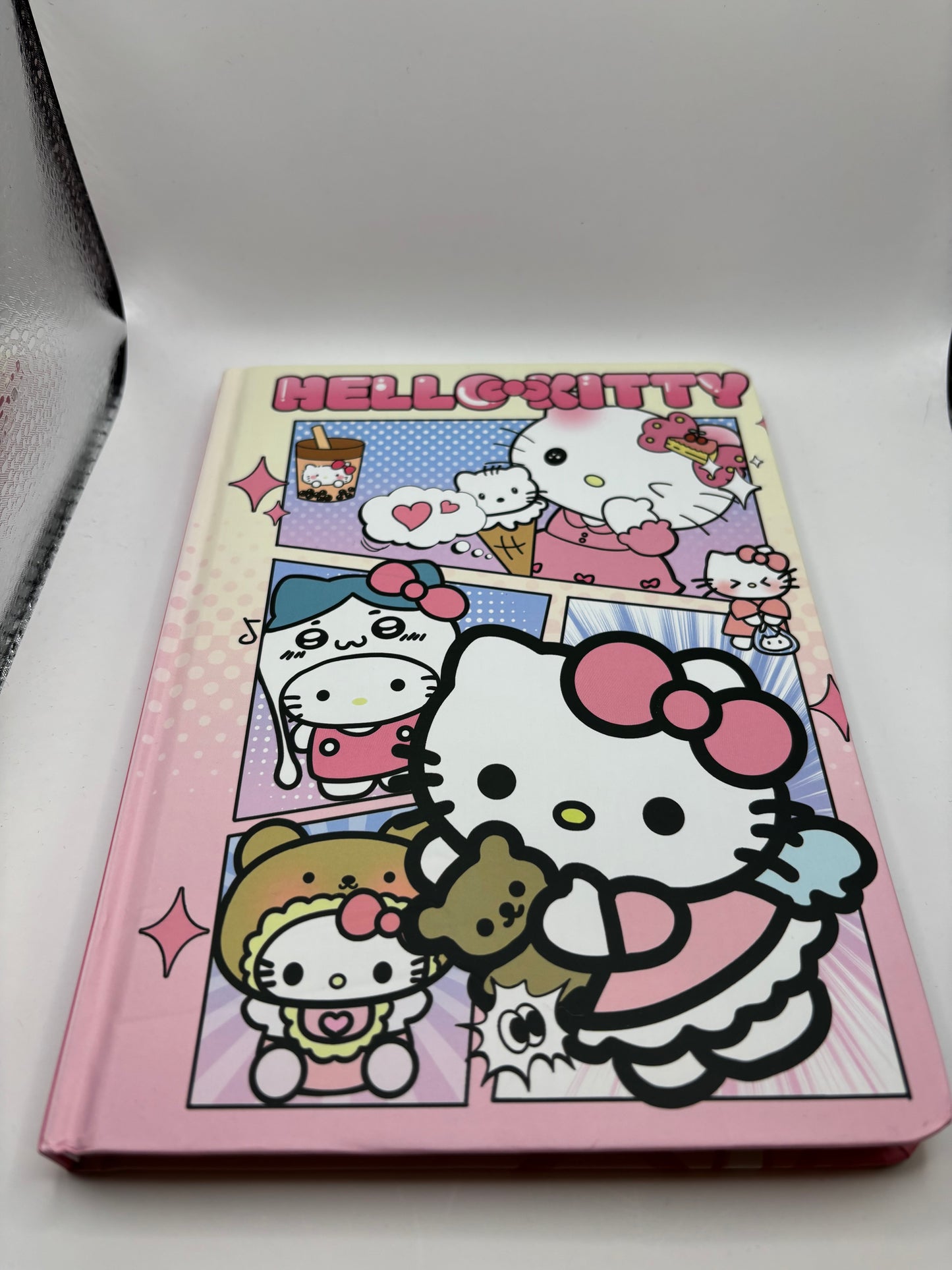 Pink Hardback Hello Kitty Notebook