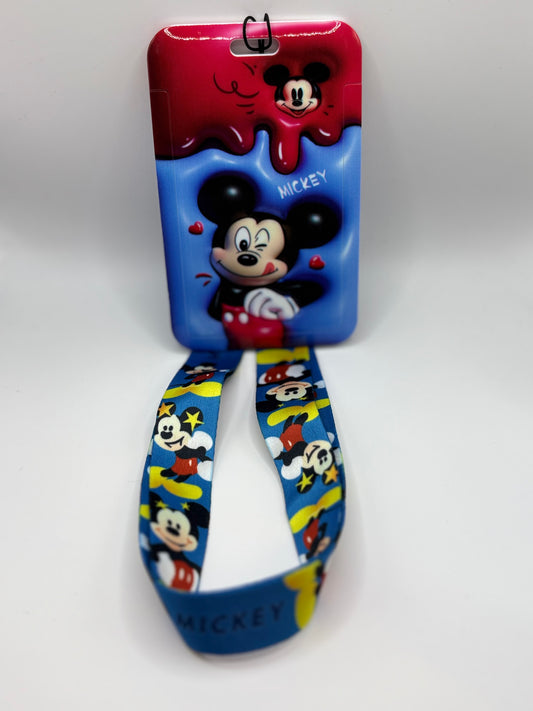 Mickey Mouse ID Holder and Lanyard