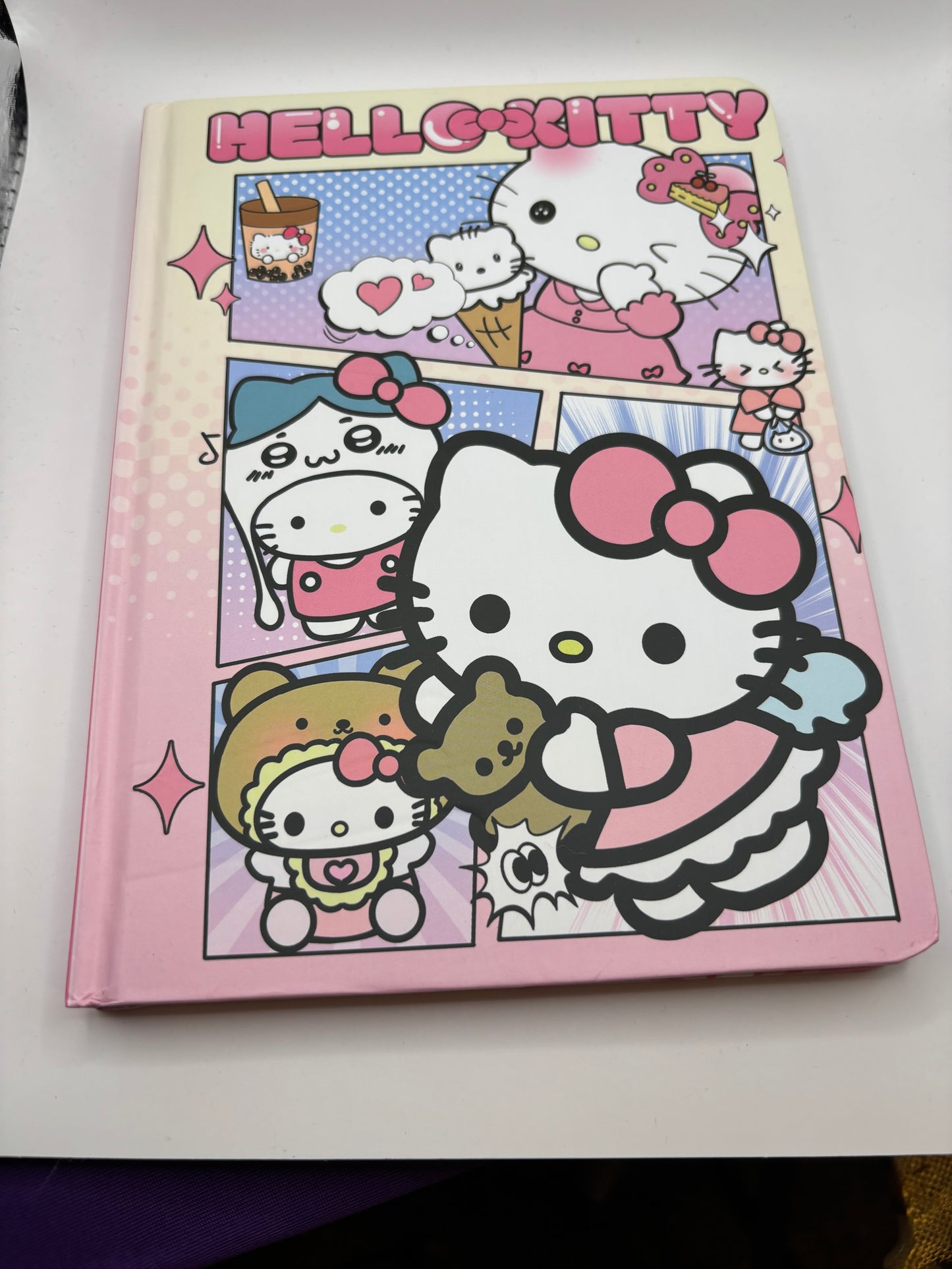 Pink Hardback Hello Kitty Notebook