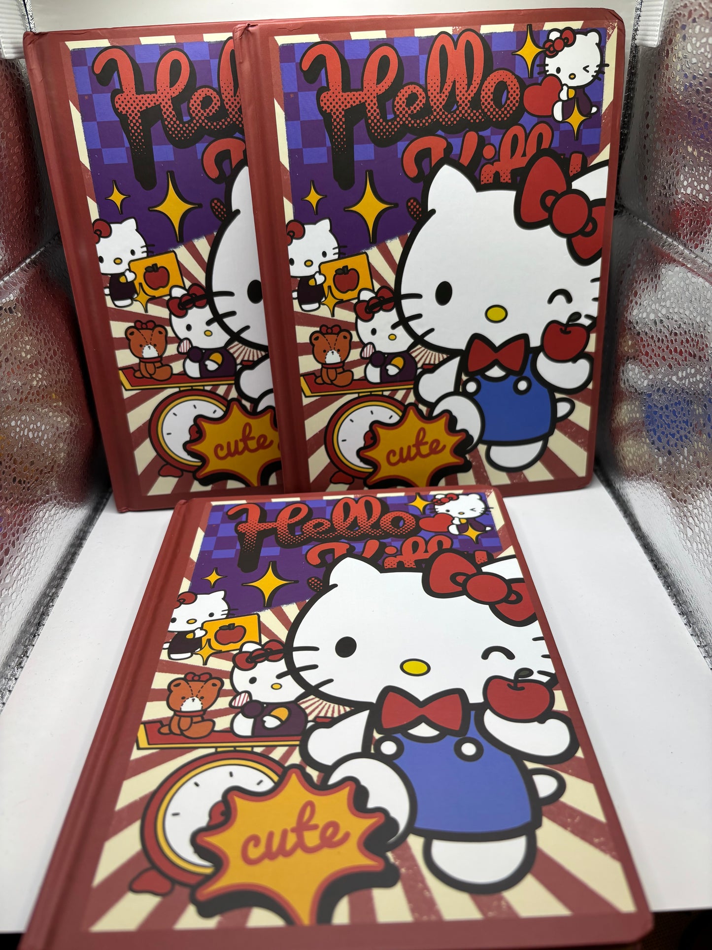 Hardback Hello Kitty Notebook Red