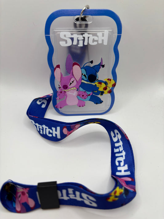 Stitch ID Holder with Lanyard