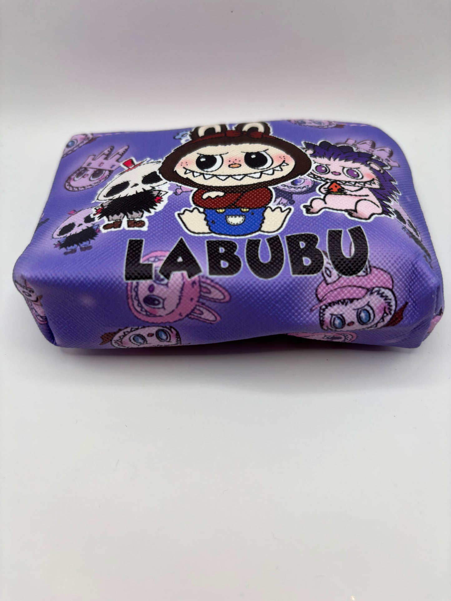 Dark Purple Labubu Keychain Coin Purse