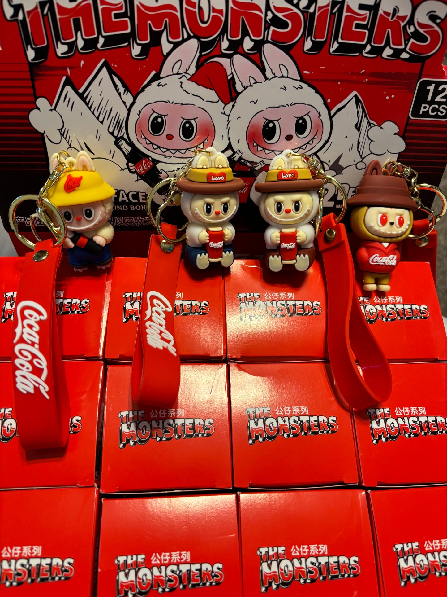 Labubu Large Coke a Cola Blind Box Keychain