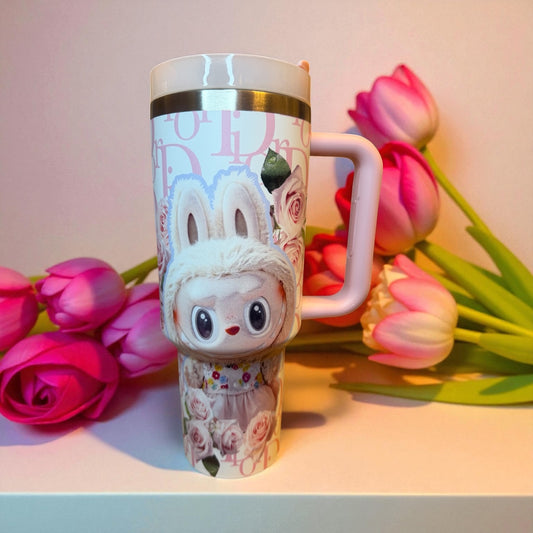 40 oz Labubu Dior Insulated Tumbler